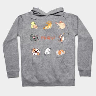 Adorable Cats and Kittens Sticker Pack Hoodie